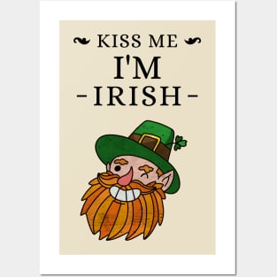 Kiss me I'm Irish Posters and Art